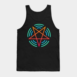 Psychedelic Rave EDM Pentagram Tank Top